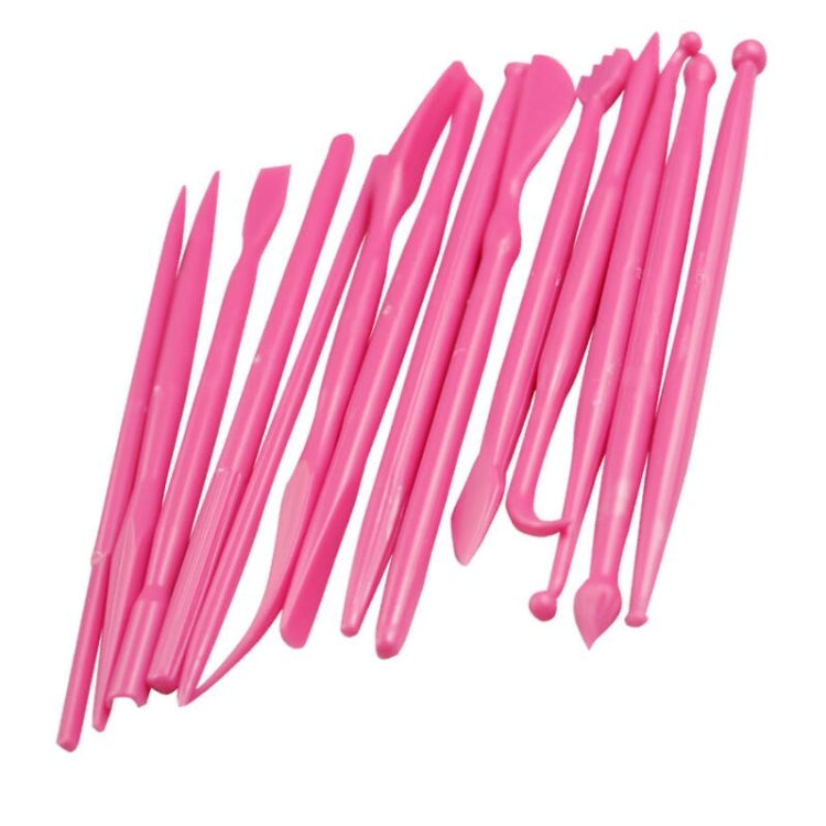 28 ชิ้นมินิ F Ondant จัดแต่งทรงผมแกะสลักกลุ่มเครื่องมือเค้กแกะสลักปากกา, 28 PCS Yellow, 28 PCS Rose Red, 28 PCS Pink