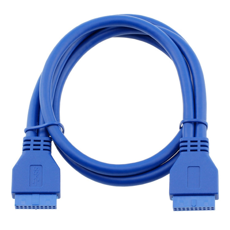 50ซม.USB3.0สายเมนบอร์ด20pinสายแม่-หญิงการแปลงF-F