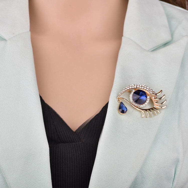 แฟชั่น Angel Tears เข็มกลัด Pin เพชร Eyelash Corsage
