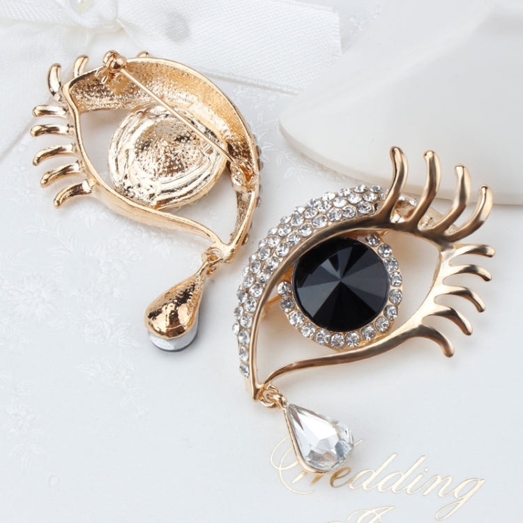 แฟชั่น Angel Tears เข็มกลัด Pin เพชร Eyelash Corsage