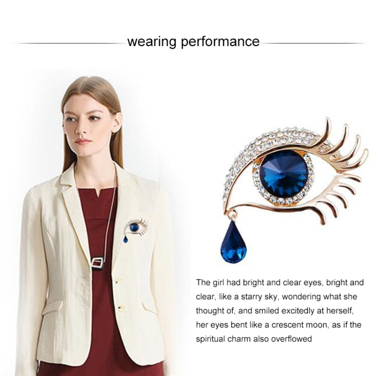 แฟชั่น Angel Tears เข็มกลัด Pin เพชร Eyelash Corsage