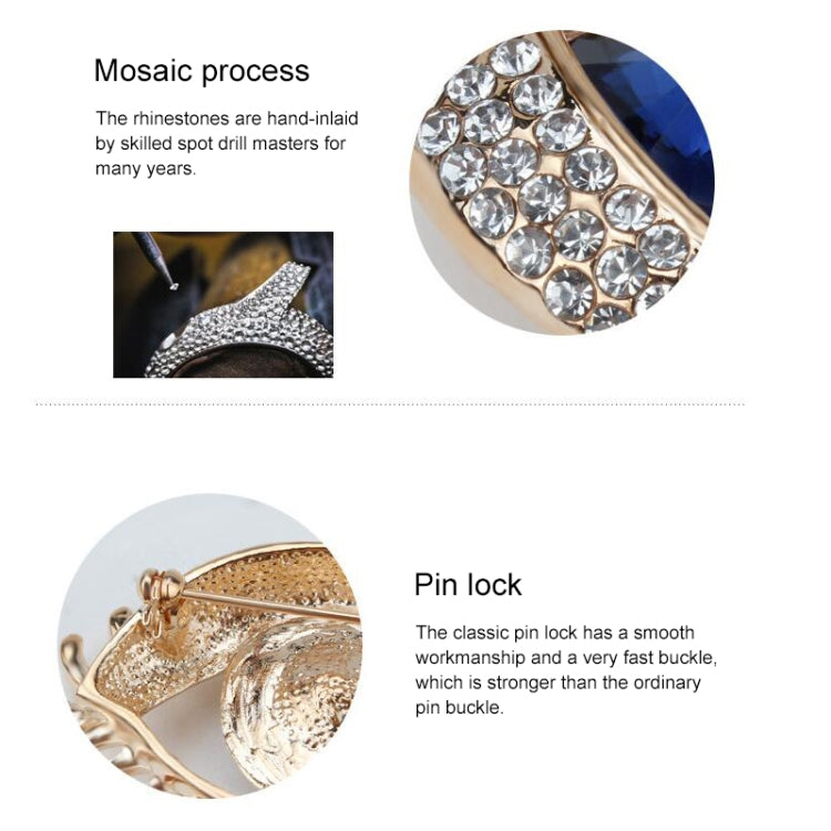 แฟชั่น Angel Tears เข็มกลัด Pin เพชร Eyelash Corsage