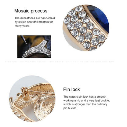 แฟชั่น Angel Tears เข็มกลัด Pin เพชร Eyelash Corsage