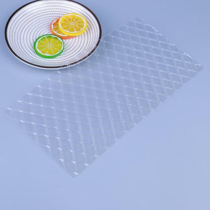 แม่พิมพ์พิมพ์เค้ก DIY Wexture 2 ชุด, Plaid pattern, Roll rattan