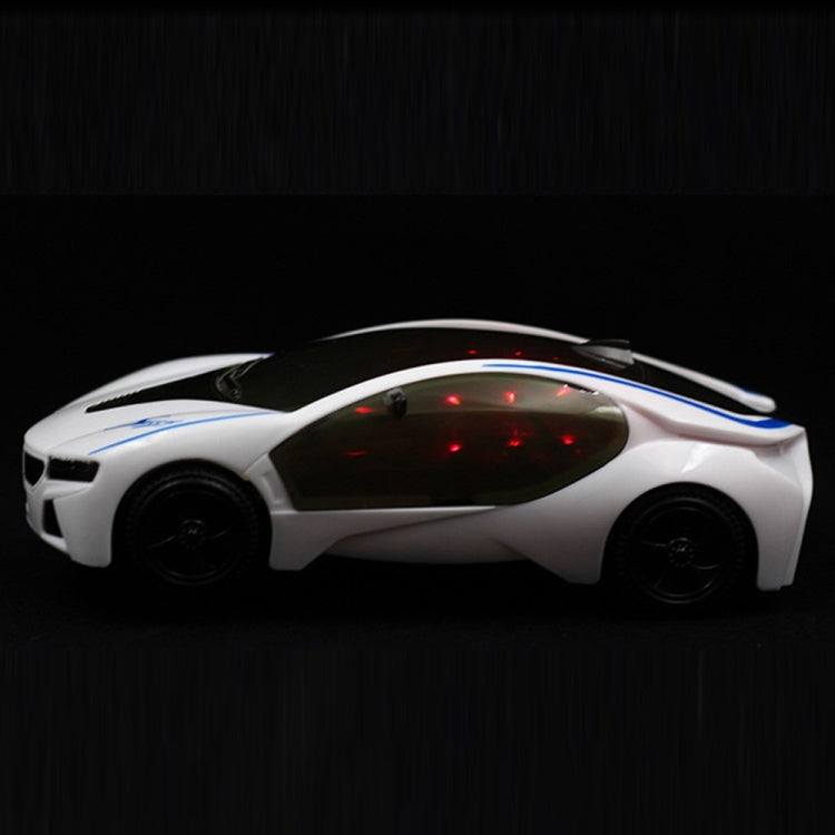 3D Supercar สไตล์ไฟฟ้าของเล่นล้อไฟเพลงร้องเพลงเด็กชายหญิงของขวัญไฟฟ้า Universal, 3D Supercar Electric Toy