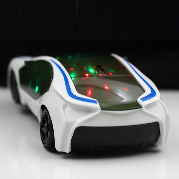 3D Supercar สไตล์ไฟฟ้าของเล่นล้อไฟเพลงร้องเพลงเด็กชายหญิงของขวัญไฟฟ้า Universal, 3D Supercar Electric Toy