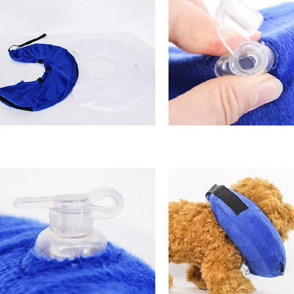 ปลอกคอสุนัข PVC Inflatable Pet Anti-snatch Collar, S, M, L, XL