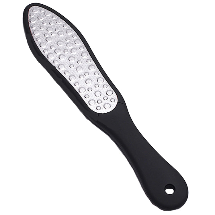 สแตนเลสสตีลสองด้าน Dead Skin File Grater Pedicure Scrub แต่งเล็บ เครื่องมือ