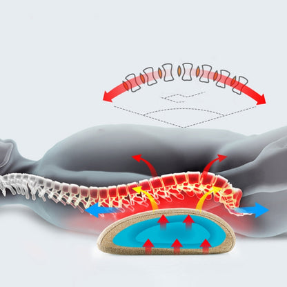 ความร้อน PULSE การฝังเข็มเอวนวดมัลติฟังก์ชั่นในครัวเรือน Lumbar Disc อัตโนมัติอุปกรณ์, US Plug, EU Plug