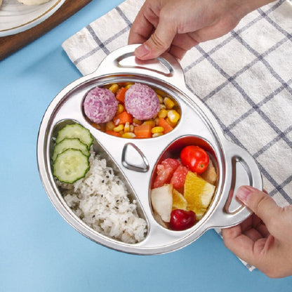 จานอาหารค่ำการ์ตูนตารางสแตนเลสในครัวเรือนสำหรับเด็ก, Dinner Plate