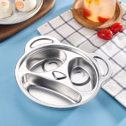จานอาหารค่ำการ์ตูนตารางสแตนเลสในครัวเรือนสำหรับเด็ก, Dinner Plate