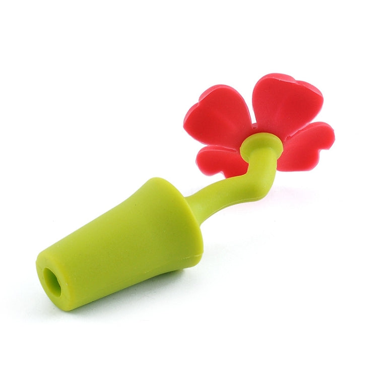 3 PCS Creative Wine เครื่องดื่มการเก็บรักษา Stopper ดอกไม้ซิลิโคนไวน์ Stopper, 3 PCS Rose Stopper, 3 PCS Red Sun Flower Beer Stopper, 3 PCS Leaf Beer Stopper