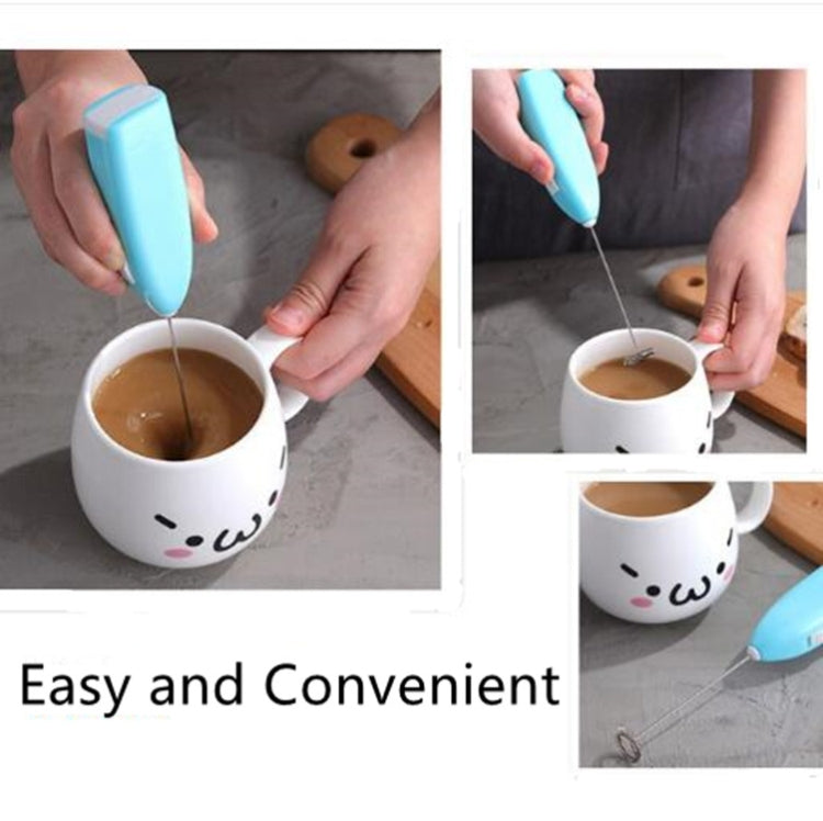 ไฟฟ้ามือถือบ้านครัวไข่ Beater MINI สแตนเลสสตีลไข่กาแฟนมชาเครื่องปั่น