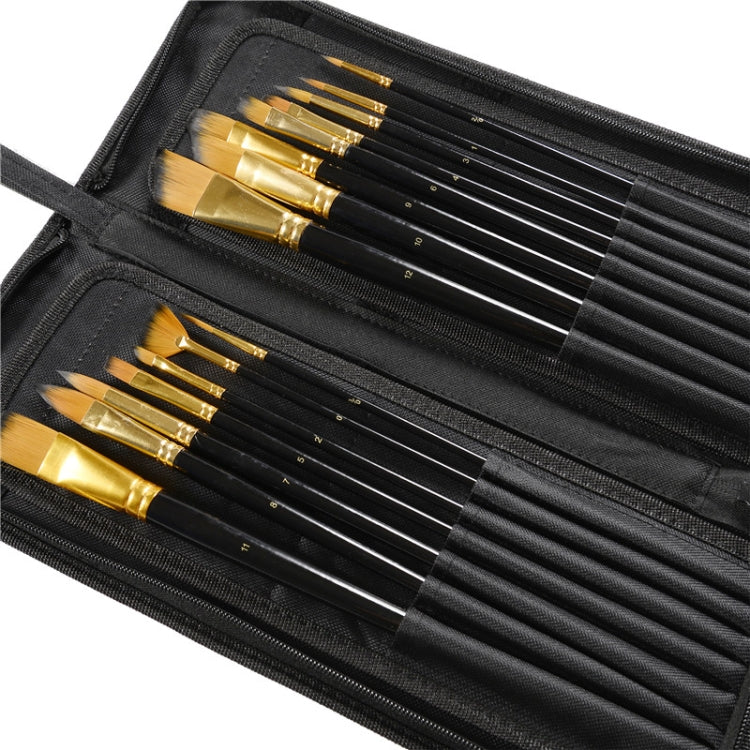 Professional ภาพวาดศิลปะไนลอน Gouache แปรงอะคริลิคชุดปากกาสีน้ำ, Watercolor Pen Set
