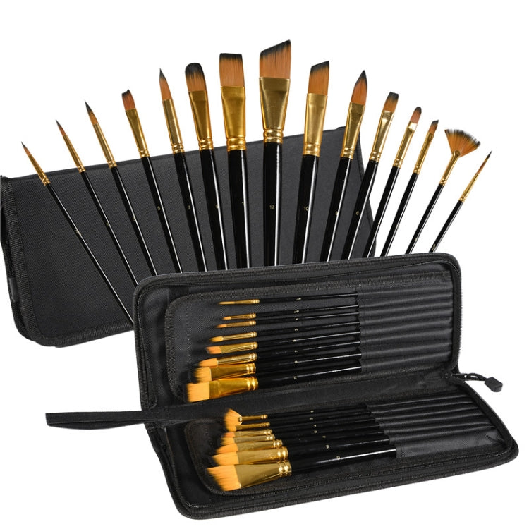 Professional ภาพวาดศิลปะไนลอน Gouache แปรงอะคริลิคชุดปากกาสีน้ำ, Watercolor Pen Set