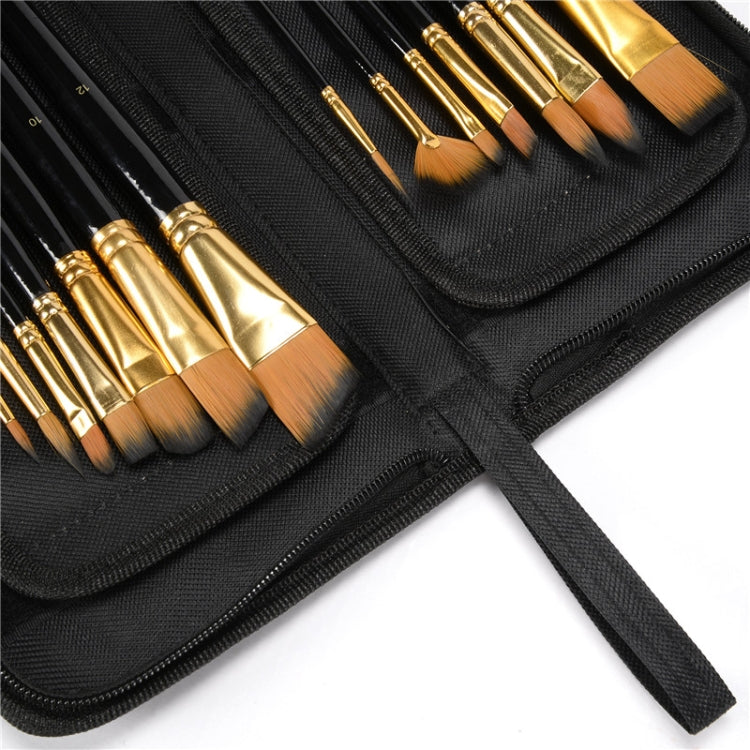 Professional ภาพวาดศิลปะไนลอน Gouache แปรงอะคริลิคชุดปากกาสีน้ำ, Watercolor Pen Set