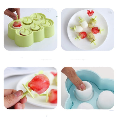 มินิ DIY สร้างสรรค์ไอติมแม่พิมพ์เป็นมิตรกับสิ่งแวดล้อมซิลิโคนก้อนน้ำแข็งแม่พิมพ์ไอศกรีม, Rectangular