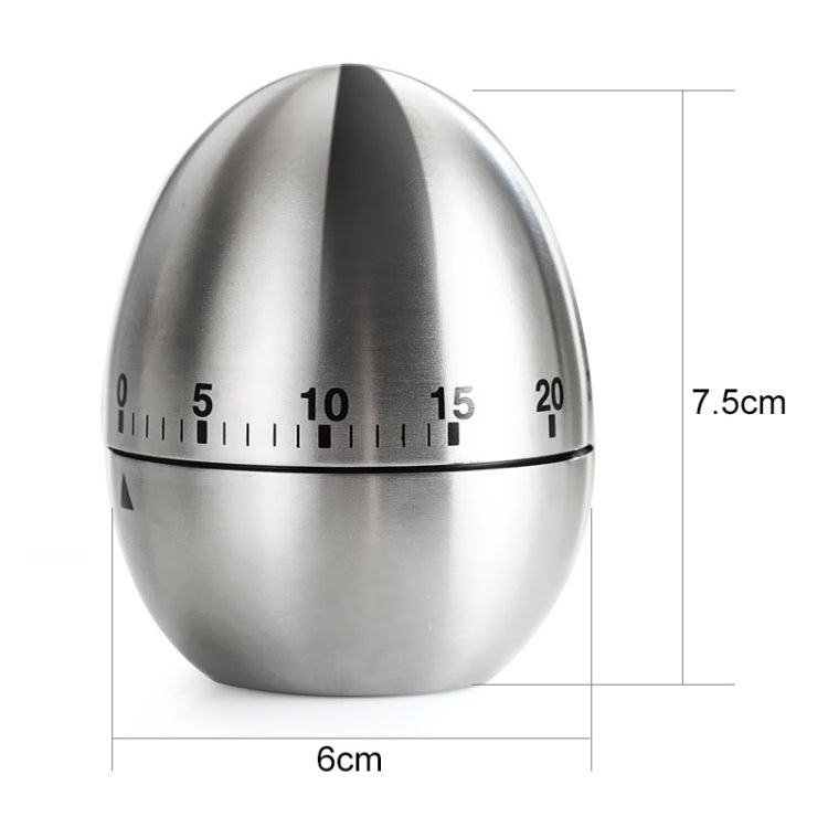 Mechanical Egg Kitchen Cooking Timer Alarm 60 นาทีเครื่องมือห้องครัวสแตนเลส, Mechanical Egg Timer