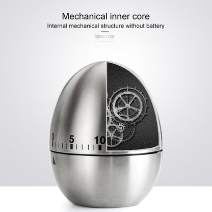 Mechanical Egg Kitchen Cooking Timer Alarm 60 นาทีเครื่องมือห้องครัวสแตนเลส, Mechanical Egg Timer