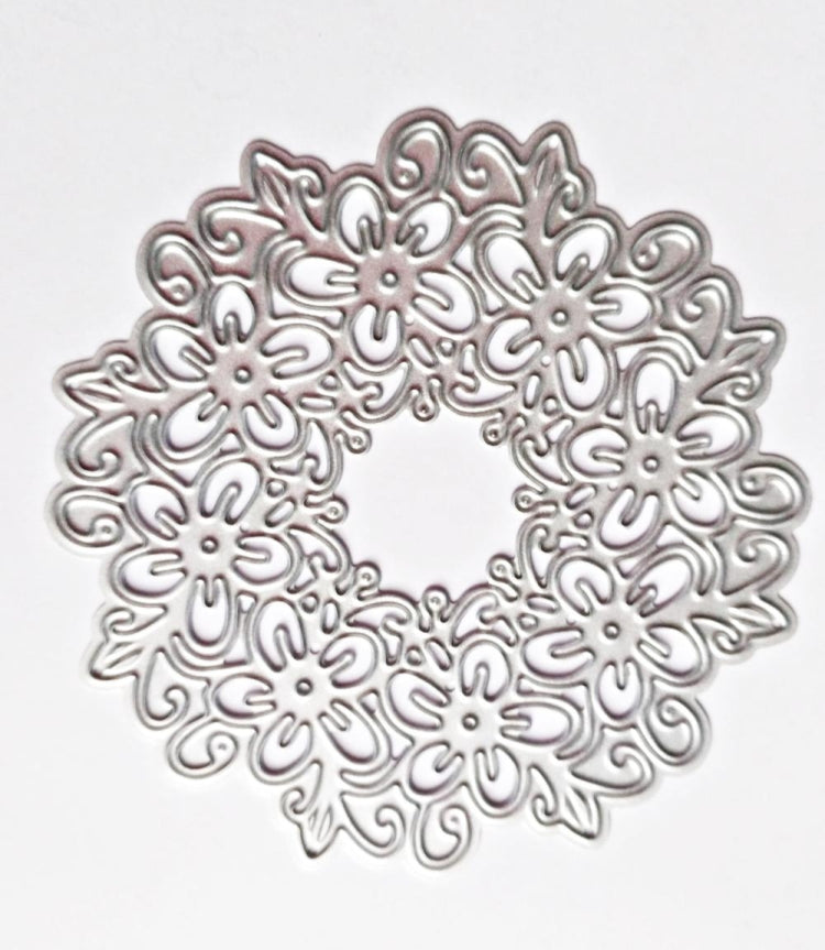 มีดพวงมาลัยกลวง Die Cut อัลบั้มสมุดทำการ์ดอวยพรลายฉลุ, Hollow Garland Shape
