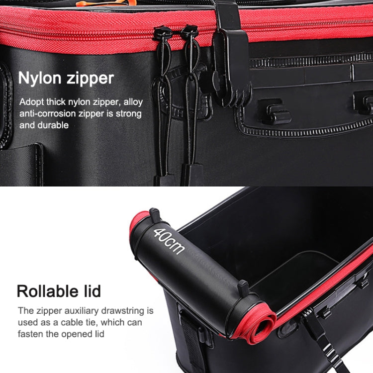 หนามัลติฟังก์ชั่พับกล่องปลาสดถังตกปลา, 35 cm (with Handle without Side Pockets), 50 cm (with Handle and Side Pocket)