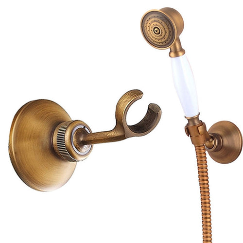 ห้องอาบน้ำฝักบัวทองเหลืองแข็ง เบ็ด ฐานยึดอุปกรณ์อาบน้ำในห้องน้ำ, Brass Shower Hook Base