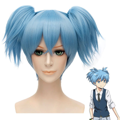 อะนิเมะลอบสังหารห้องเรียน Shiota Nagisa Ponytails วิกผมคอสเพลย์สังเคราะห์ผม