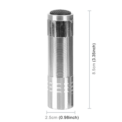 2 ชิ้นเครื่องเป่าเล็บมินิ LED ไฟฉายโคมไฟยูวีแบบพกพาสำหรับเล็บเจลเครื่องเป่าอย่างรวดเร็ว