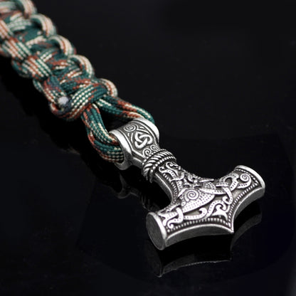 เครื่องประดับสร้อยข้อมือ Raytheon เครื่องประดับด้ามจับแบบถัก Thor