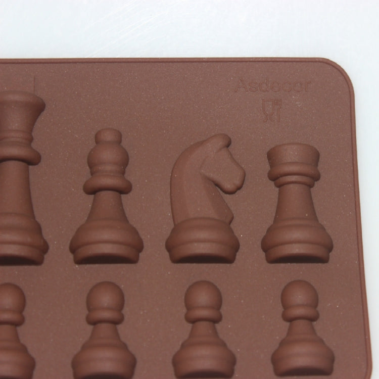 แม่พิมพ์ซิลิโคนหมากรุกช็อคโกแลตแม่พิมพ์สบู่น้ำตาลหิน, Chess Shape