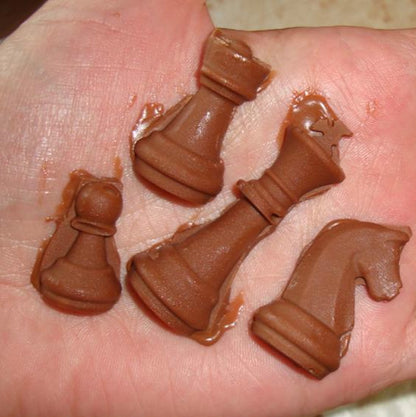 แม่พิมพ์ซิลิโคนหมากรุกช็อคโกแลตแม่พิมพ์สบู่น้ำตาลหิน, Chess Shape