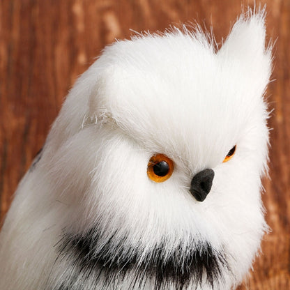 2 ชิ้นจำลองนกฮูกของขวัญคริสต์มาสตกแต่งคริสต์มาส, Simulation Owl