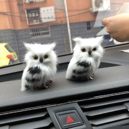 2 ชิ้นจำลองนกฮูกของขวัญคริสต์มาสตกแต่งคริสต์มาส, Simulation Owl