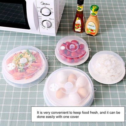 ห้องครัวโปร่งใสตู้เย็นสดฝาปิดปิดผนึกเตาอบไมโครเวฟความร้อนฝาปิดซ้อนกันได้สดชามฝาปิด, Small, Large