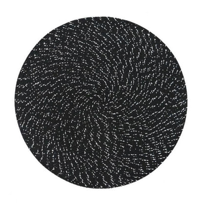 แผ่นรองจานทอวงรี PP ทรงกลม 2 ชิ้น, Diameter 36cm, Diameter 18cm