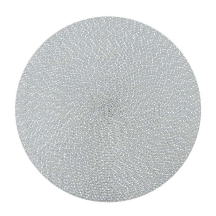 แผ่นรองจานทอวงรี PP ทรงกลม 2 ชิ้น, Diameter 36cm, Diameter 18cm