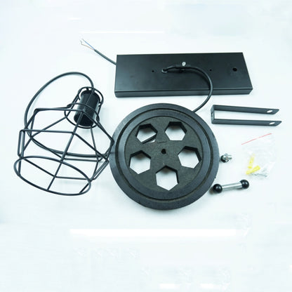 40W Grenade Retro Wrought Iron Pulley ยกโคมไฟติดผนังทางเดินระเบียงทางเดินโคมไฟ