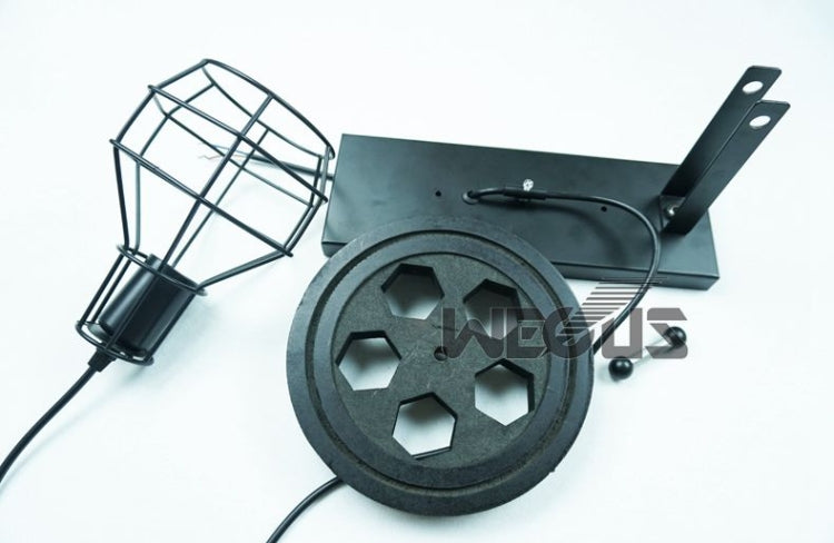 40W Grenade Retro Wrought Iron Pulley ยกโคมไฟติดผนังทางเดินระเบียงทางเดินโคมไฟ