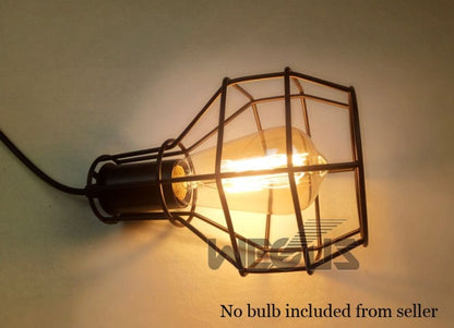 40W Grenade Retro Wrought Iron Pulley ยกโคมไฟติดผนังทางเดินระเบียงทางเดินโคมไฟ