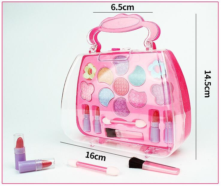 เด็กแต่งหน้าเครื่องสำอางชุดของเล่นแบบพกพาเครื่องสำอางสาวของเล่น, Cosmetics Toys