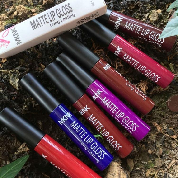 เซ็กซี่กันน้ำลิปสติก Matte Lip GLOSS Velvet Long Lasting Lipstick เครื่องสำอางค์แต่งหน้า