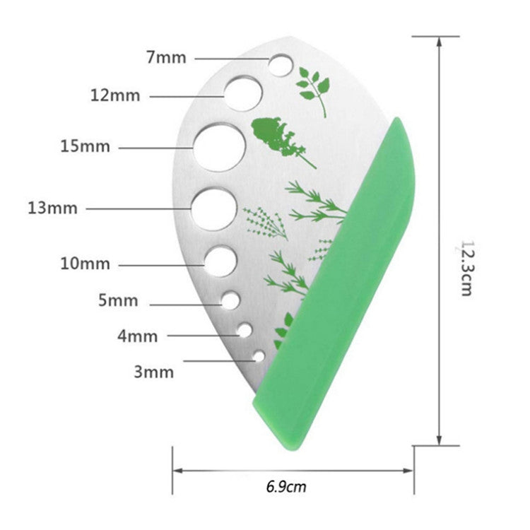 5 PCS Creative 9-Hole เครื่องตัดวานิลลาสแตนเลสสตีลวานิลลา Peeler Stripper, Vanilla Cutter