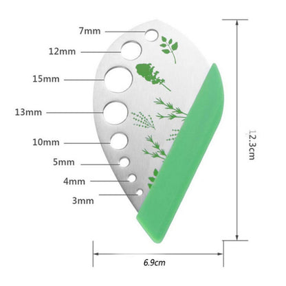 5 PCS Creative 9-Hole เครื่องตัดวานิลลาสแตนเลสสตีลวานิลลา Peeler Stripper, Vanilla Cutter