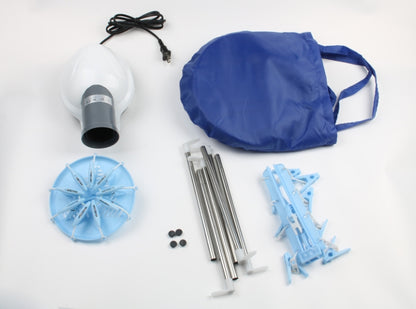 พับได้ฟรีติดตั้งเครื่องอบผ้าขนาดเล็กแบบพกพาในครัวเรือน, Mini Clothes Dryer