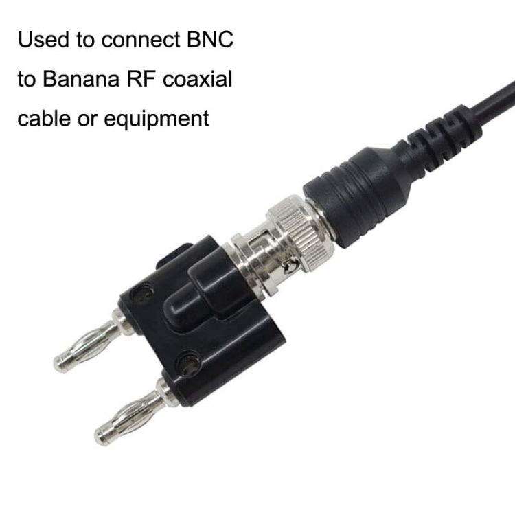 5 ชิ้น BNC หญิงถึงอะแดปเตอร์ปลั๊กกล้วยคู่ที่ผูกขั้วต่อตัวผู้, BNC Female To Dual Banana Male
