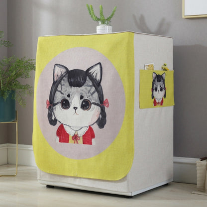 การ์ตูนผ้าฝ้ายและผ้าลินินกลองลูกกลิ้งเครื่องซักผ้าฝุ่น, 83x60x60cm