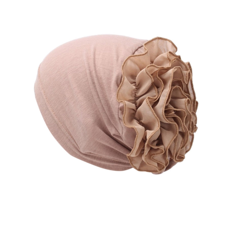 หมวกผ้าโพกหัวผ้าโพกหัวผ้าชีฟองสีทึบหมวกใหญ่, One Size