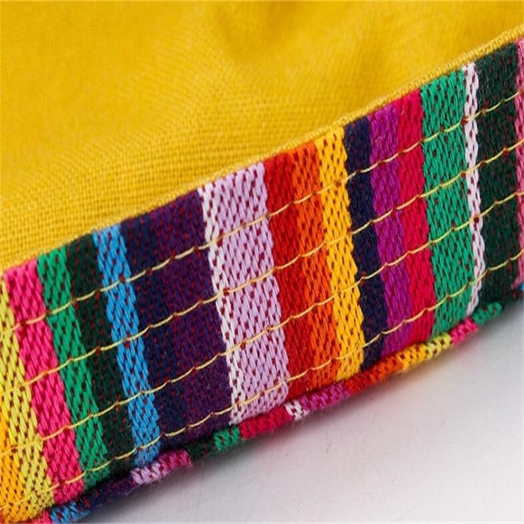 ฤดูร้อนสุภาพสตรีสไตล์แห่งชาติหมวกชายหาดสวมใส่สองด้าน Big Edge Sunhat, One Size