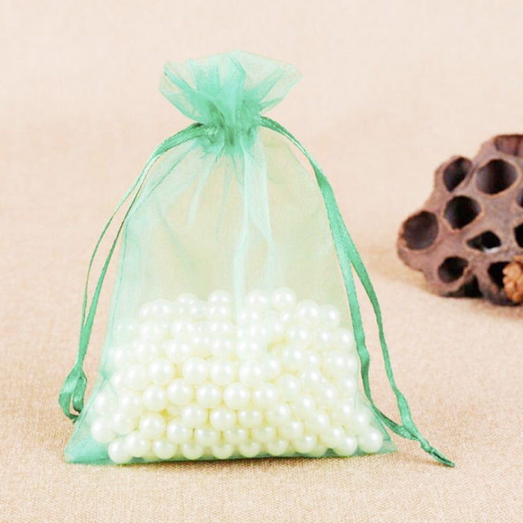 100 ชิ้นถุงของขวัญเครื่องประดับ Organza กระเป๋างานแต่งงานงานเลี้ยงวันเกิด Drawable กระเป๋า, 13X18cm