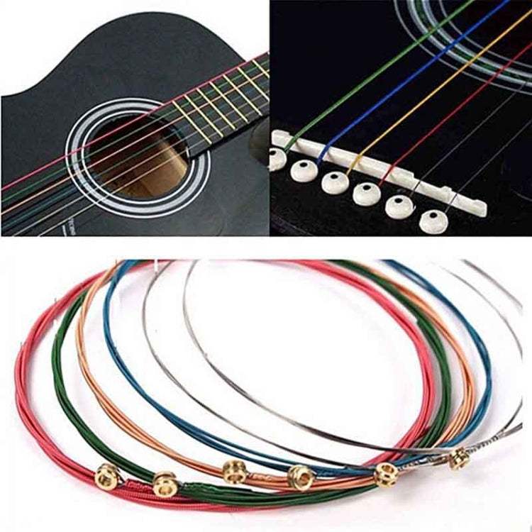 สายกีต้าร์ E-A หลากสี 6 in 1, E-A Guitar Strings